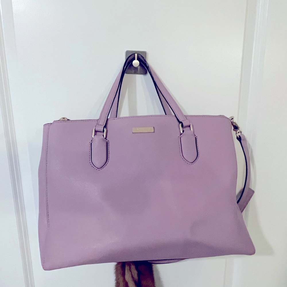 Kate Spade lilac large satchel!